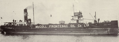 JOHN IRWIN unloads at the McColl Frontenac Toronto terminal