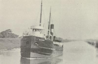 KEYSTORM upbound light on third Welland Canal