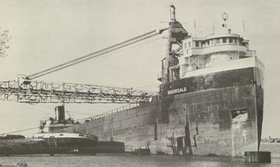 BROOKDALE moored alongside CHEMBARGE 2 at Point Edward