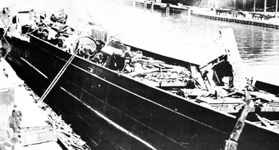 E. M. PECK after  boiler explosion