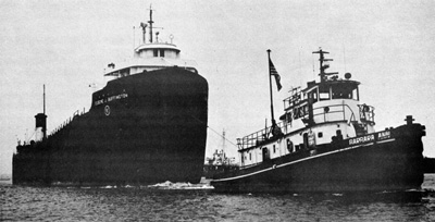 EUGENE J. BUFFINGTON (with BARBARA ANN and JOHN McLEAN in the St. Mary's River.