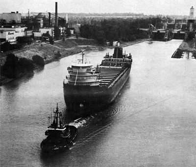 TOM M. GIRDLER at Bridge 5, Welland Canal