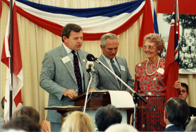 Opening of Richmond School, Ontario Agricultural Museum