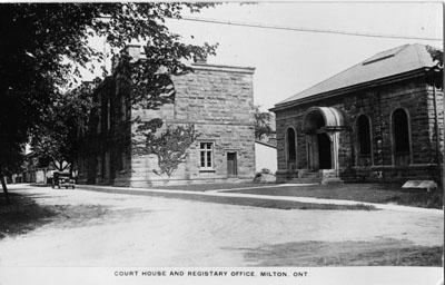 Court House and Registry Office, Milton, Ont.