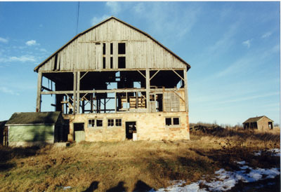 Farm building.  First Line, S. of Britannia, E. side.