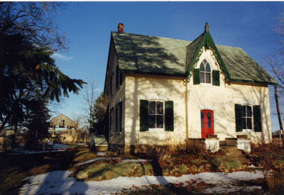 Farm house.   First line, S. of Britannia, E. Side.