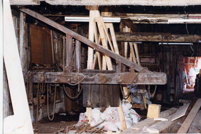 Waldie Blacksmith Shop Renovations.  Barcus safety horse stocks.