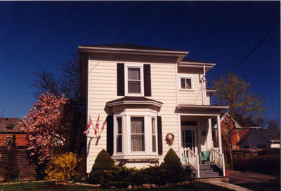 111 Mill Street, Milton, Ont.  Built in 1880 for Thomas Bowes, Pioneer Irish Farmer.