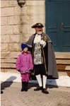 Milton Heritage Day 1993. The Tottenham Town Crier, Raph Wilding with Heather O'Keefe.