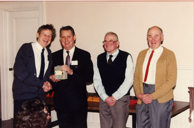 Milton Heritage 1993.  Neil Ford, Mayor Gordon Krantz, Gordon Raynor and Gordon Hume