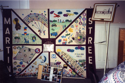 Milton Heritage Awards.  Martin Street School 1995 award winning 75th Anniversary Quilt.