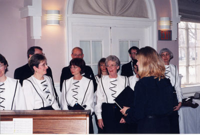 Milton Heritage Day. 1998.  Milton Choristers perform at the Awards ceremony.