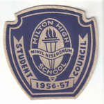 M.H.S.Student Badge, 1956-57
