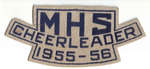 M.H.S, Cheerleader 1955-56 Badge