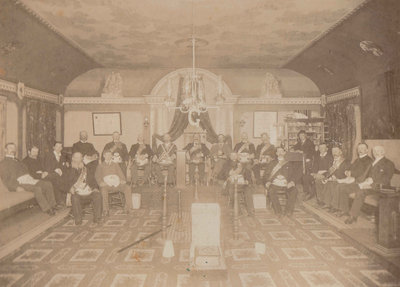 Meeting of the Masonic Lodge