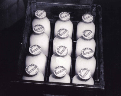 Milton Dairy bottles