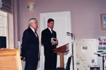 Milton Heritage Awards.  George and Jeff Bergsma, winner of the 1997 Architectural restoration award.
