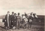 Group of people at the Coulson Farm, Esquesing Township, Ontario