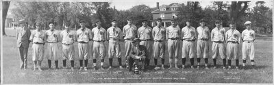 1929-1930 Milton Baseball Club Champions, Milton County League.