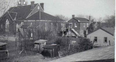 View of the back of St. Paul's United Church