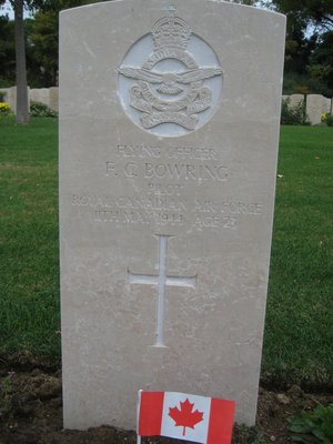 Grave of F/O Francis Charles Bowring