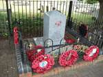 War memorial in the churchyard at Waddington, Lincolnshire, England