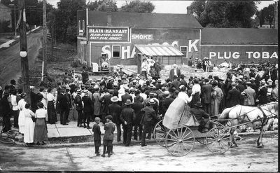 Cornerstone laid for the new Milton Post Office.