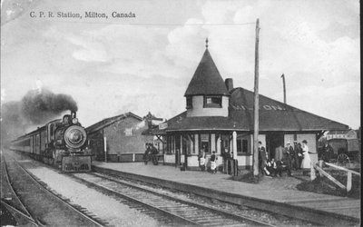 C. P. R. Railway Station, Court Street, Milton, Ontario