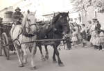 Fire Wagon in Centennial Parade, Milton, On.
