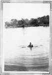 Esther Williams (later Stringer) swimming in Milton Pond, Milton, Ont.