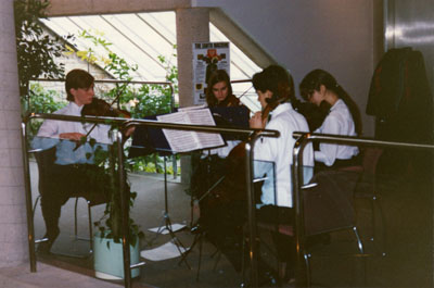 New Year's Levee. 1993.  Halton Youth Symphony String Quartet.