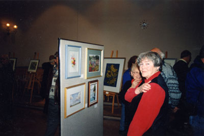 New Year's Levee. 1997.  Art Show.  Marion Detlor