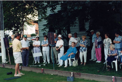 Milton Historical Society meeting.  June 1998.