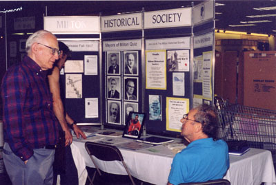 Milton Historical Society Display.  September 1997.  Milton Mall.