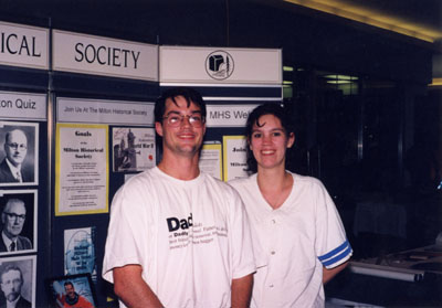 Milton Historical Society Display.  September 1997.  Milton Mall.