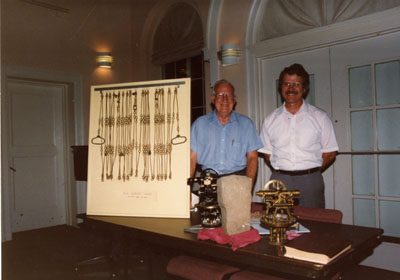 Milton Historical Society Meeting. Sept. 1992. Fred Cunningham, Ted Pakowski