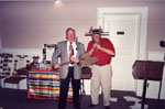 Milton Historical Society Meeting.  May 1995. Ward Brownridge and Don Taylor
