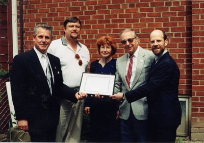 Ontario Historical Society 1997 &quot;Scadding Award&quot; presentation to the Milton Historical Society