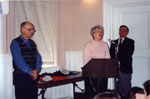 Milton Heritage Awards.  Ann and Don Corker, winners of the 1995 Award for conserving a non-designated property.
