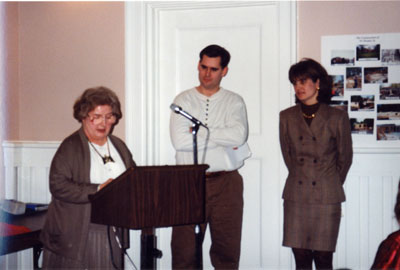 Milton Heritage Awards. Judy and Paul Boivan, winners of the 1995 Award for Architecture.