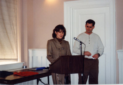 Milton Heritage Awards. Judy and Paul Boivan, winners of the 1995 Award for Architecture.