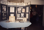 New Year's Levee. Display by Milton Historical Society.