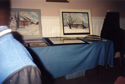 Milton Heritage Awards.  February 1997.  Display by the winners of the 1996 Visual Arts Award category.