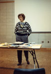 Milton Historical Society Meeting.  Margaret Williams talking about genealogy.  February 1987.