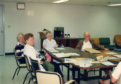 Milton Historical Society, 1988. Executive meeting.