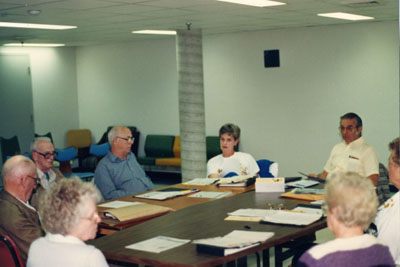 Executive meeting, Milton Historical Society, 1988