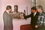 Ken Wilson, Mayor Krantz and Jim Dills