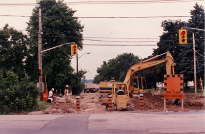 Road work, Milton