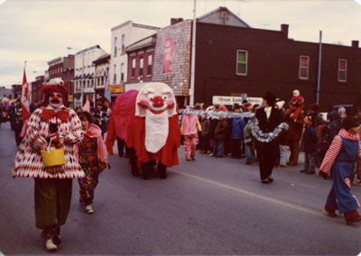 Santa Claus Parade.  Milton, Ont. 1976