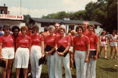 Milton Choristers at July 1, Dominion Day, celebrations 1983